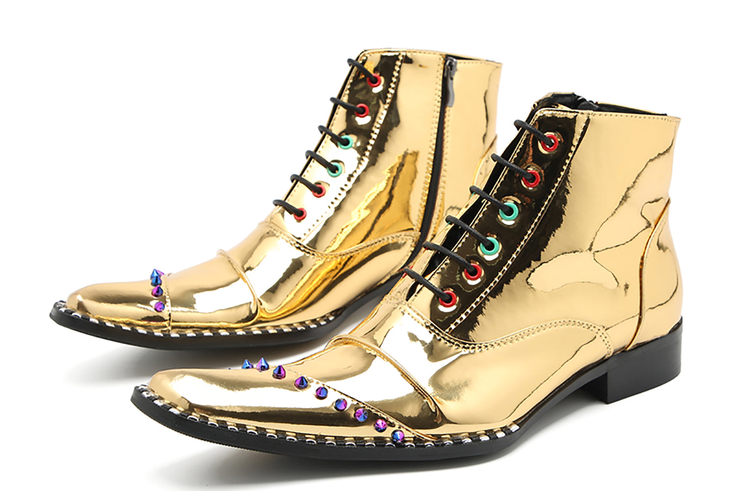 Men's Fashion Beaded Western Boots