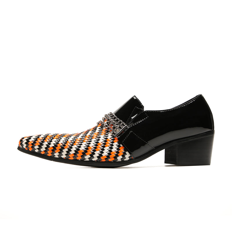 Men's Woven Penny Western Loafers