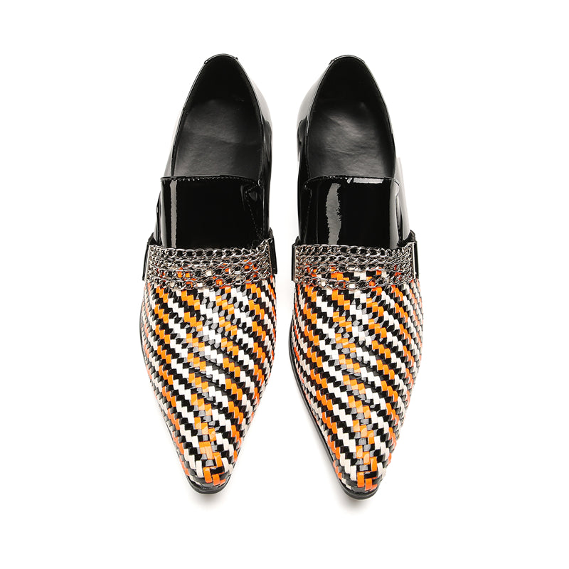 Men's Woven Penny Western Loafers