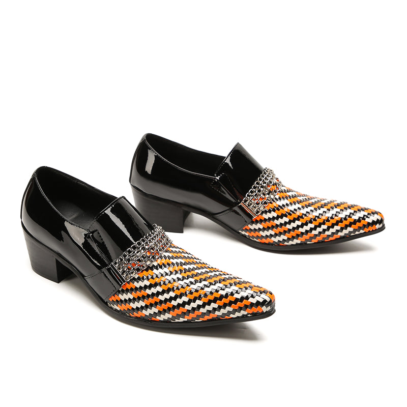 Men's Woven Penny Western Loafers