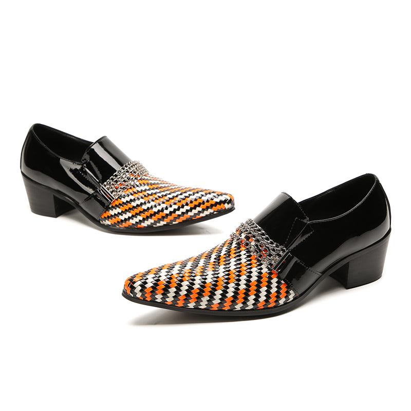 Men's Woven Penny Western Loafers