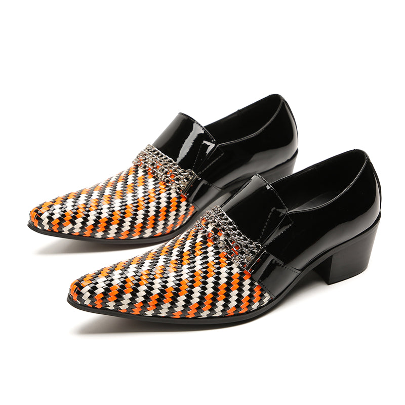 Men's Woven Penny Western Loafers