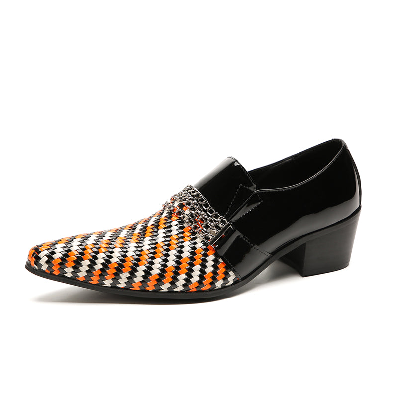 Men's Woven Penny Western Loafers