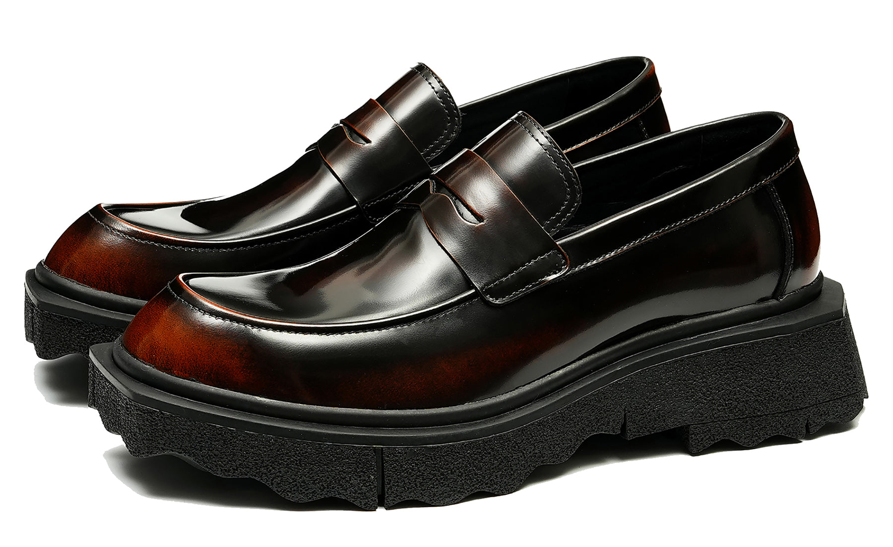 Men's Fashion Thick Sole Penny Loafers