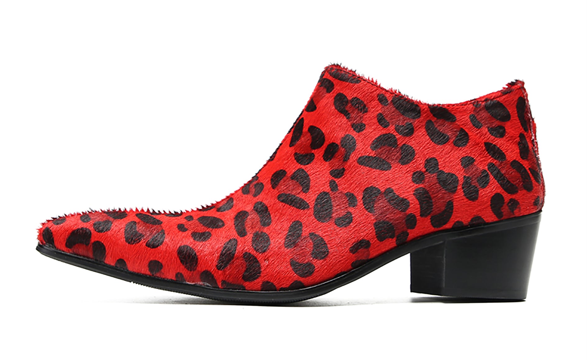 Zapatos de tacón Opera de gamuza a la moda para hombre