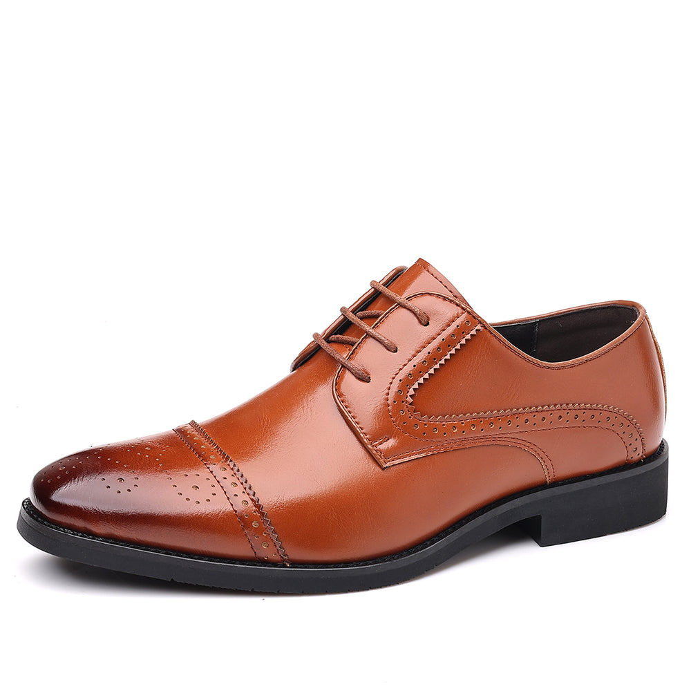 Men's Semi-brogue Derby Shoes