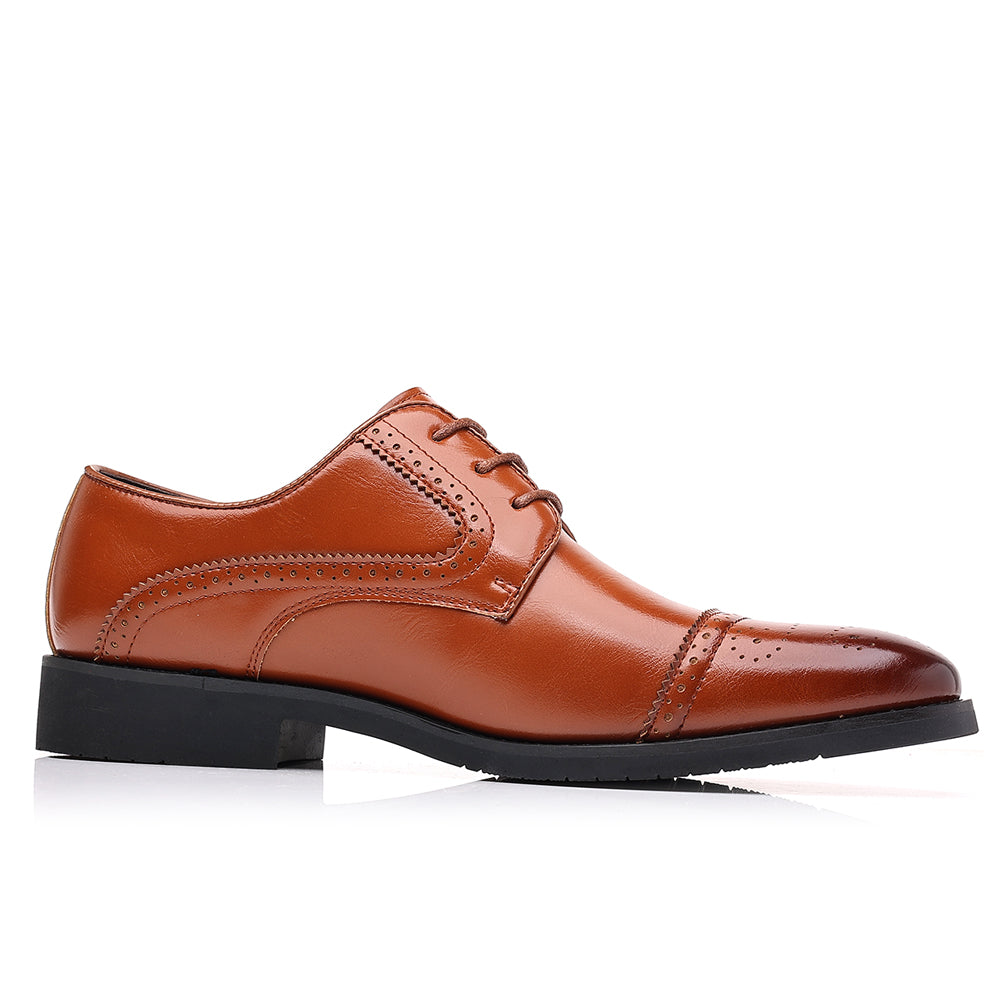 Men's Semi-brogue Derby Shoes