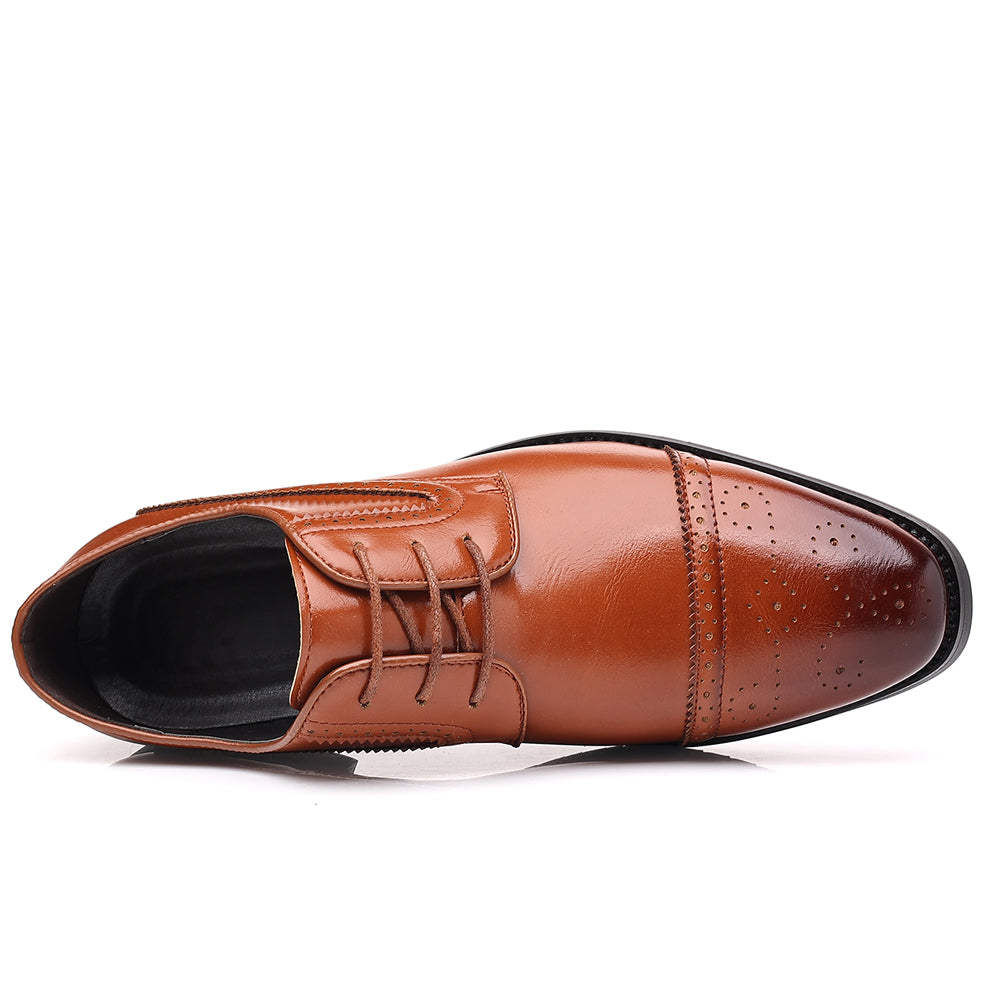 Men's Semi-brogue Derby Shoes