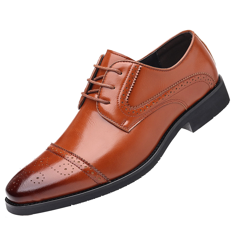 Men's Semi-brogue Derby Shoes