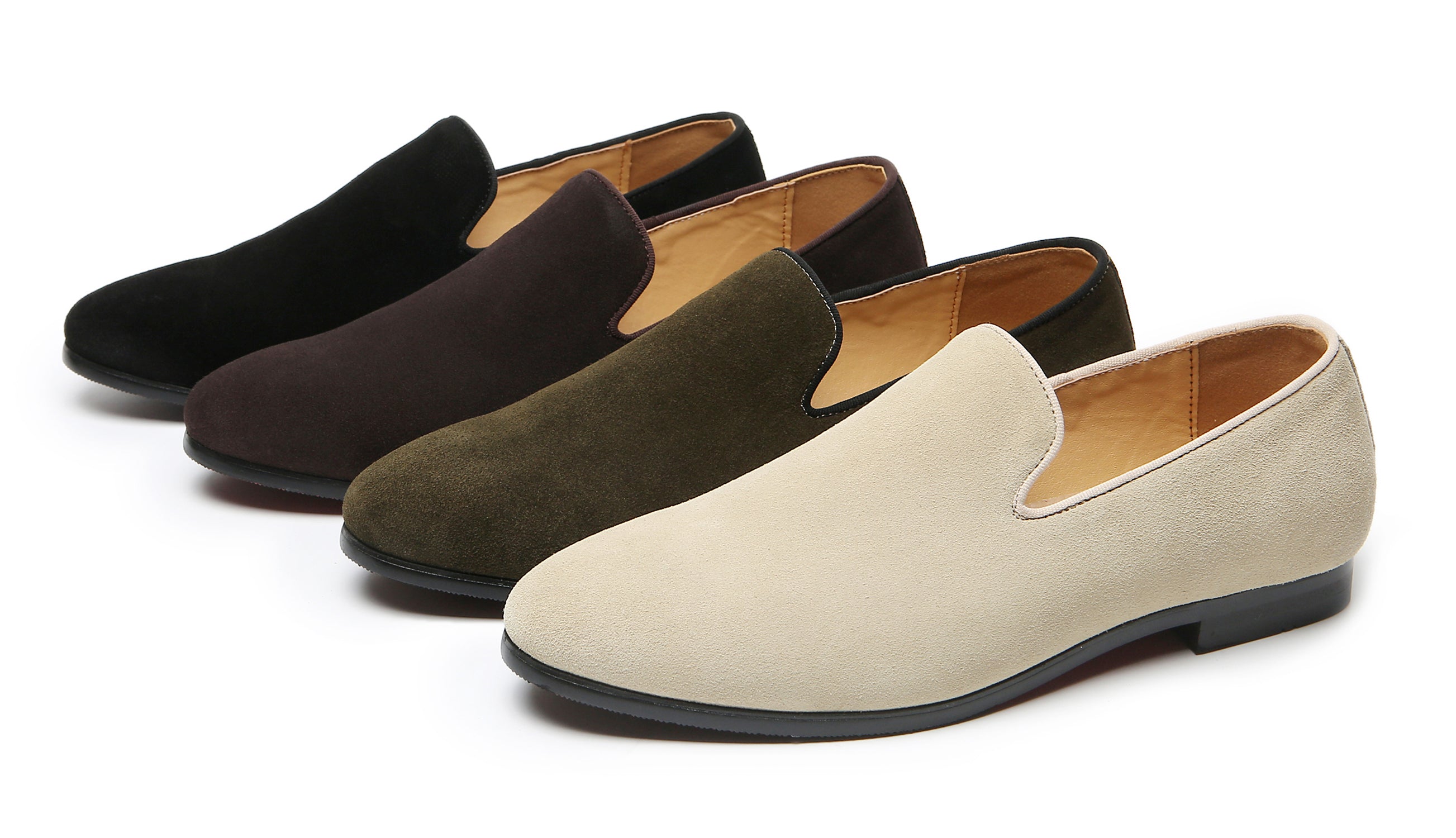 Men's Suede Casual Plain Loafers