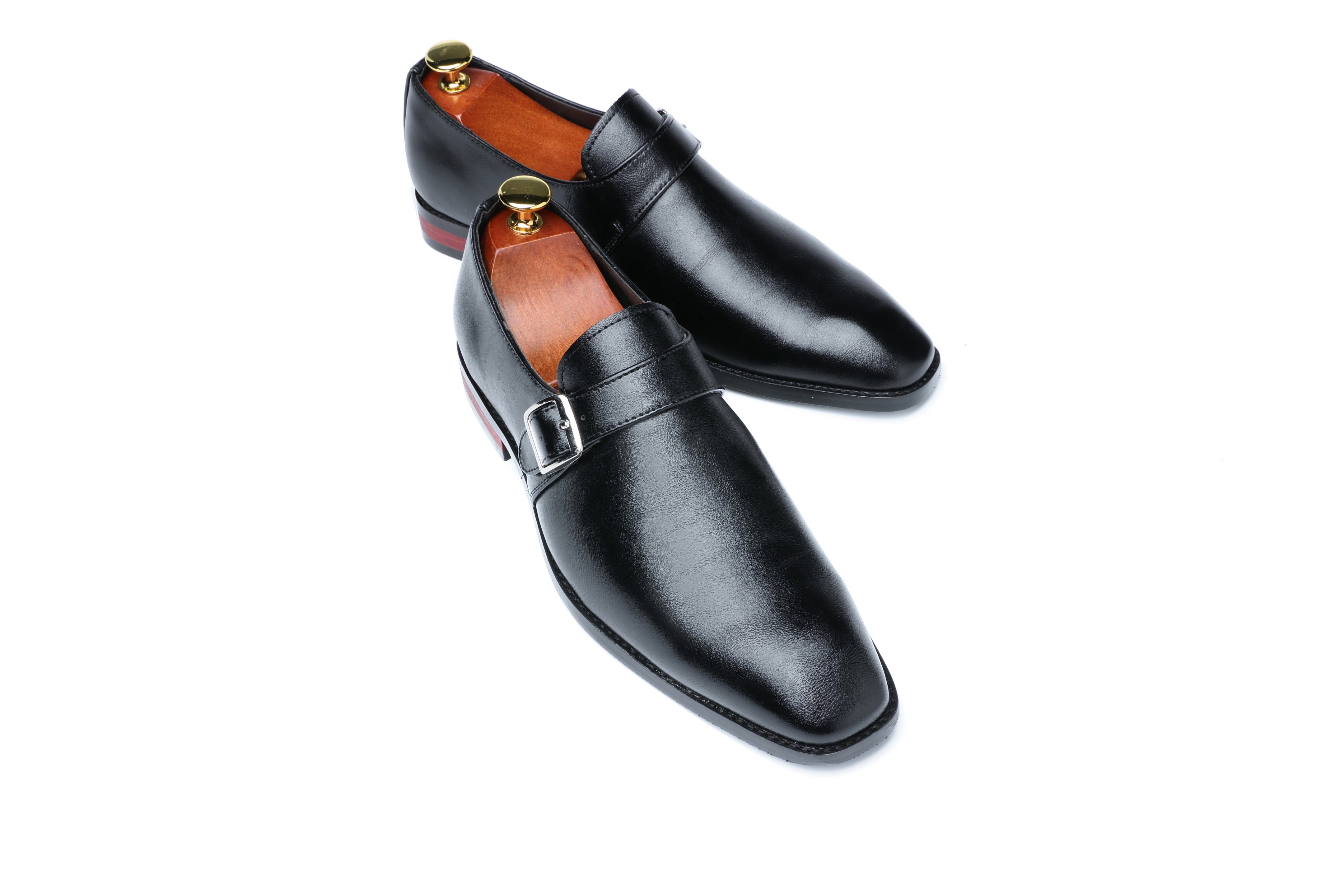 Men's Monk Strap Loafers Plain Toe