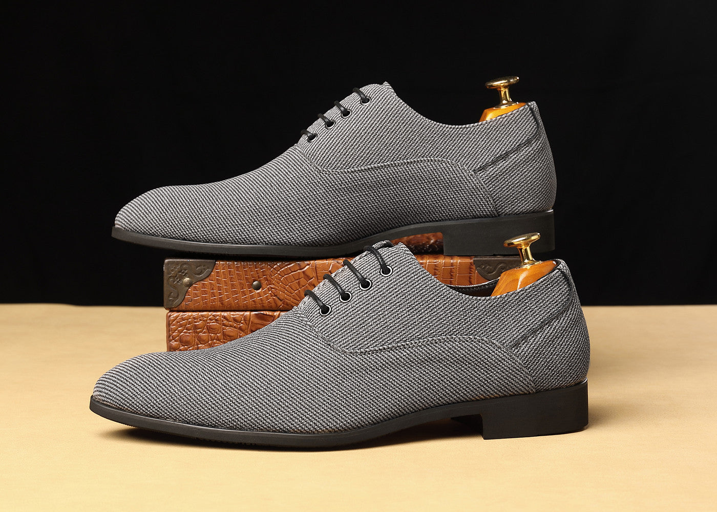 Men's Denim Stripes Oxfords