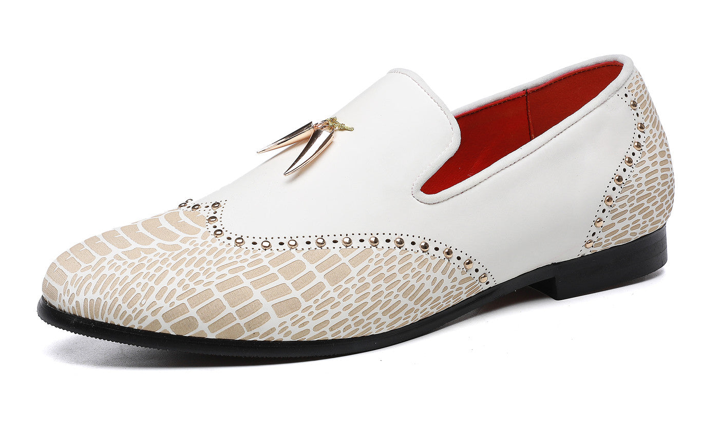 Men's Brogues Studded Loafers