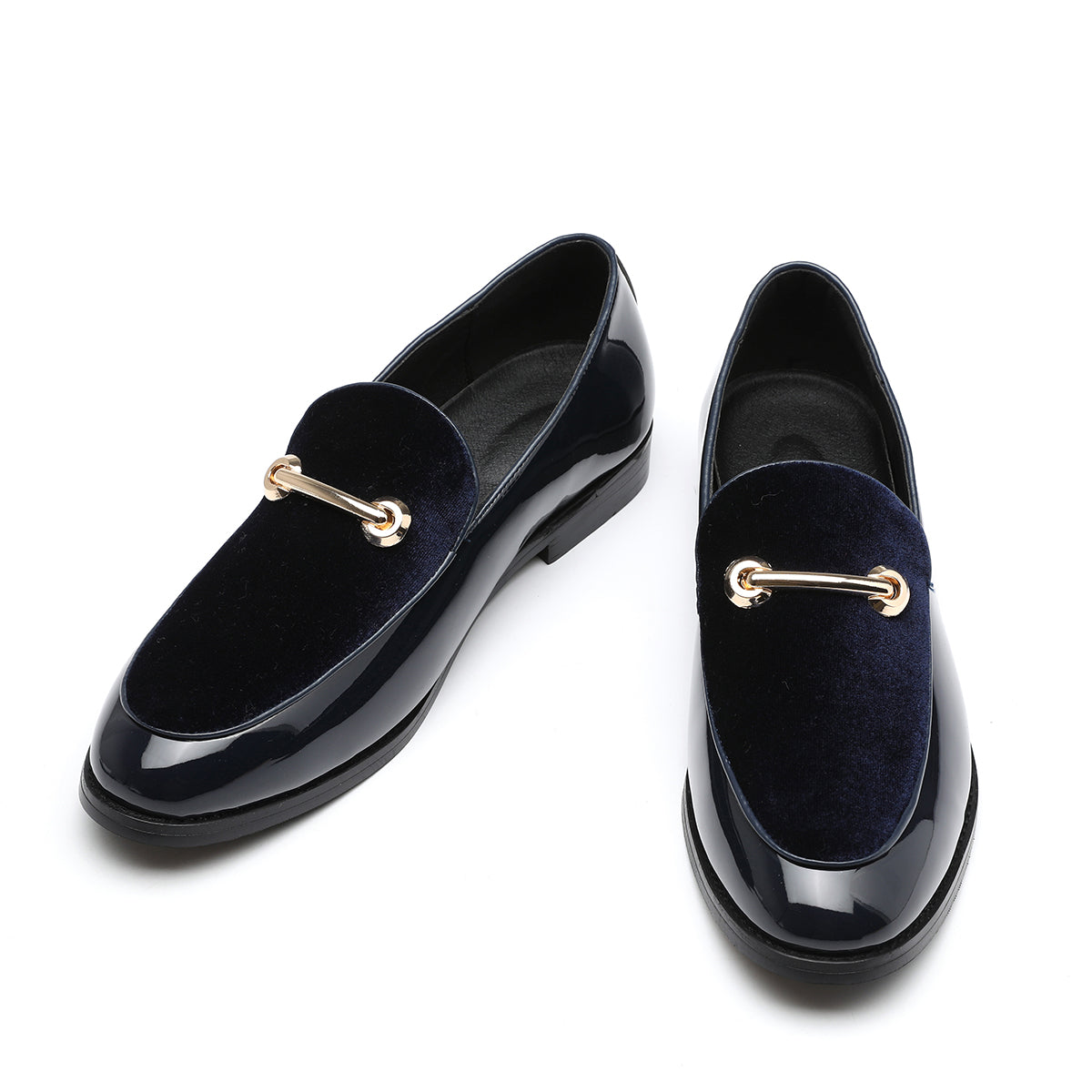 Men's Suede Horsebit Smoking Loafers