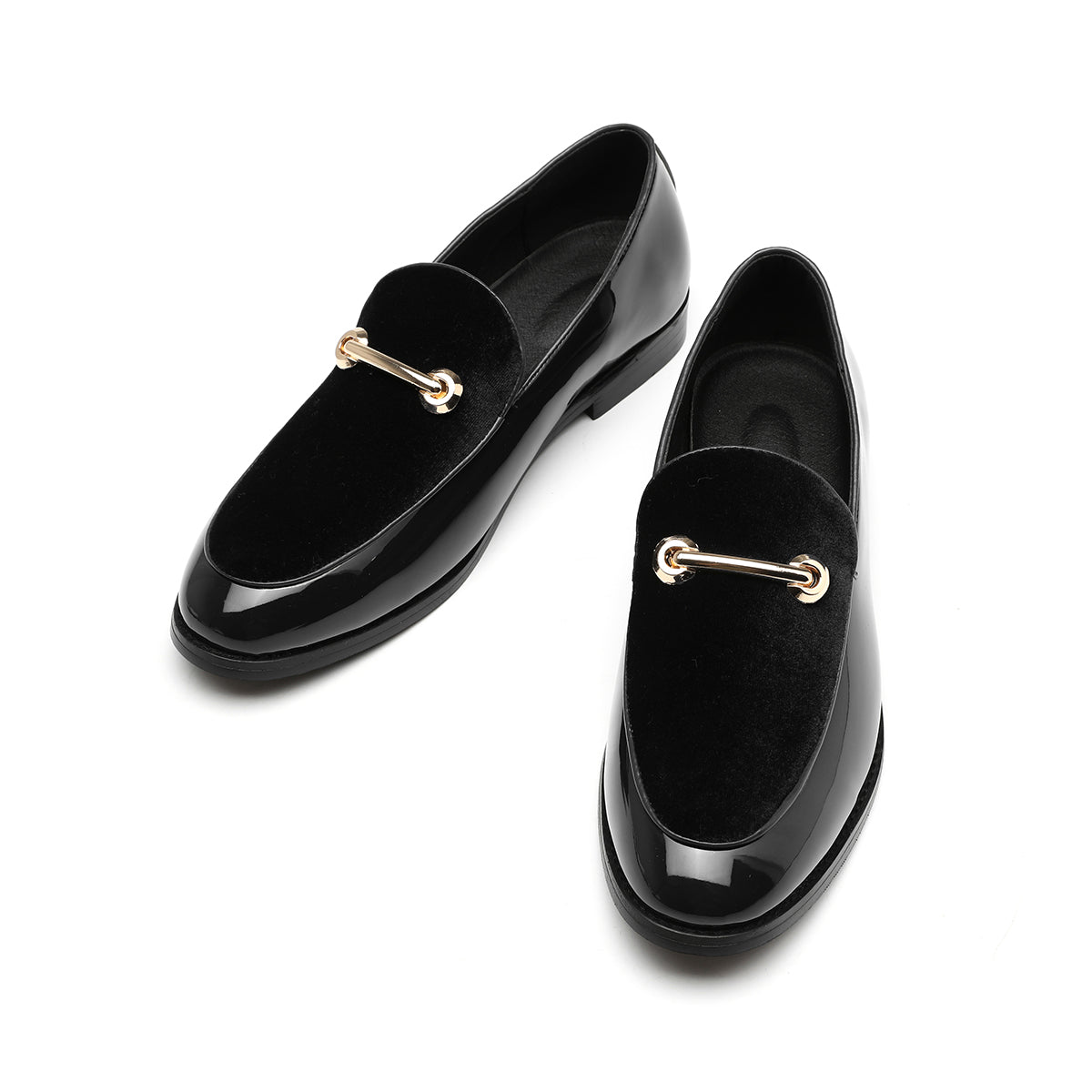 Men's Suede Horsebit Smoking Loafers