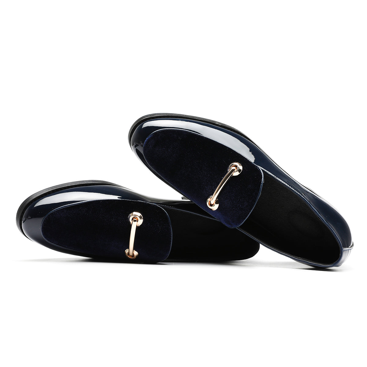 Men's Suede Horsebit Smoking Loafers