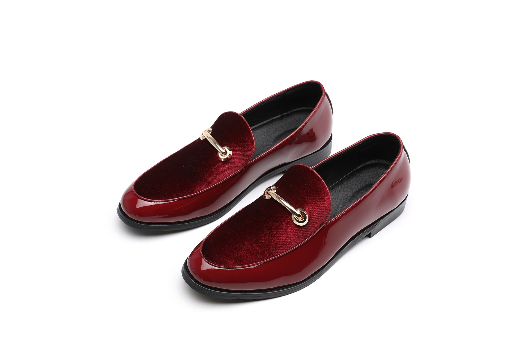 Men's Suede Horsebit Smoking Loafers