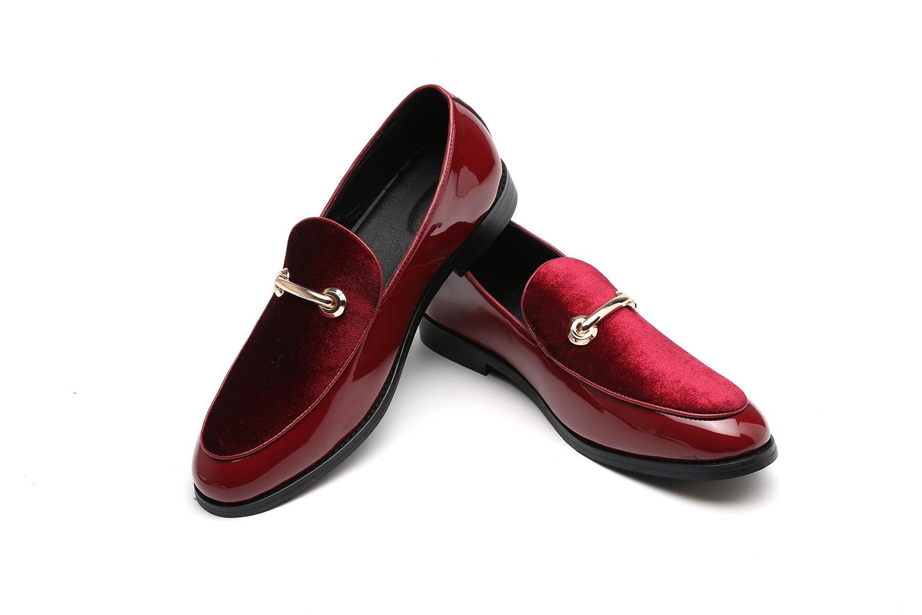 Men's Suede Horsebit Smoking Loafers