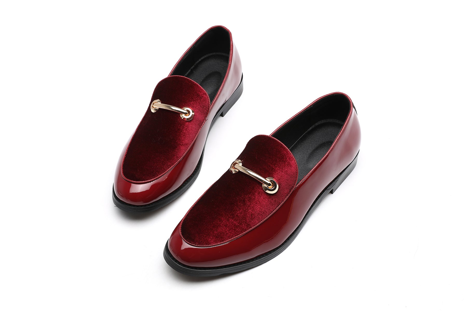 Men's Suede Horsebit Smoking Loafers