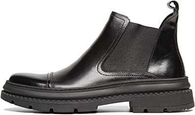 Botas Chelsea para hombre con puntera en negro 