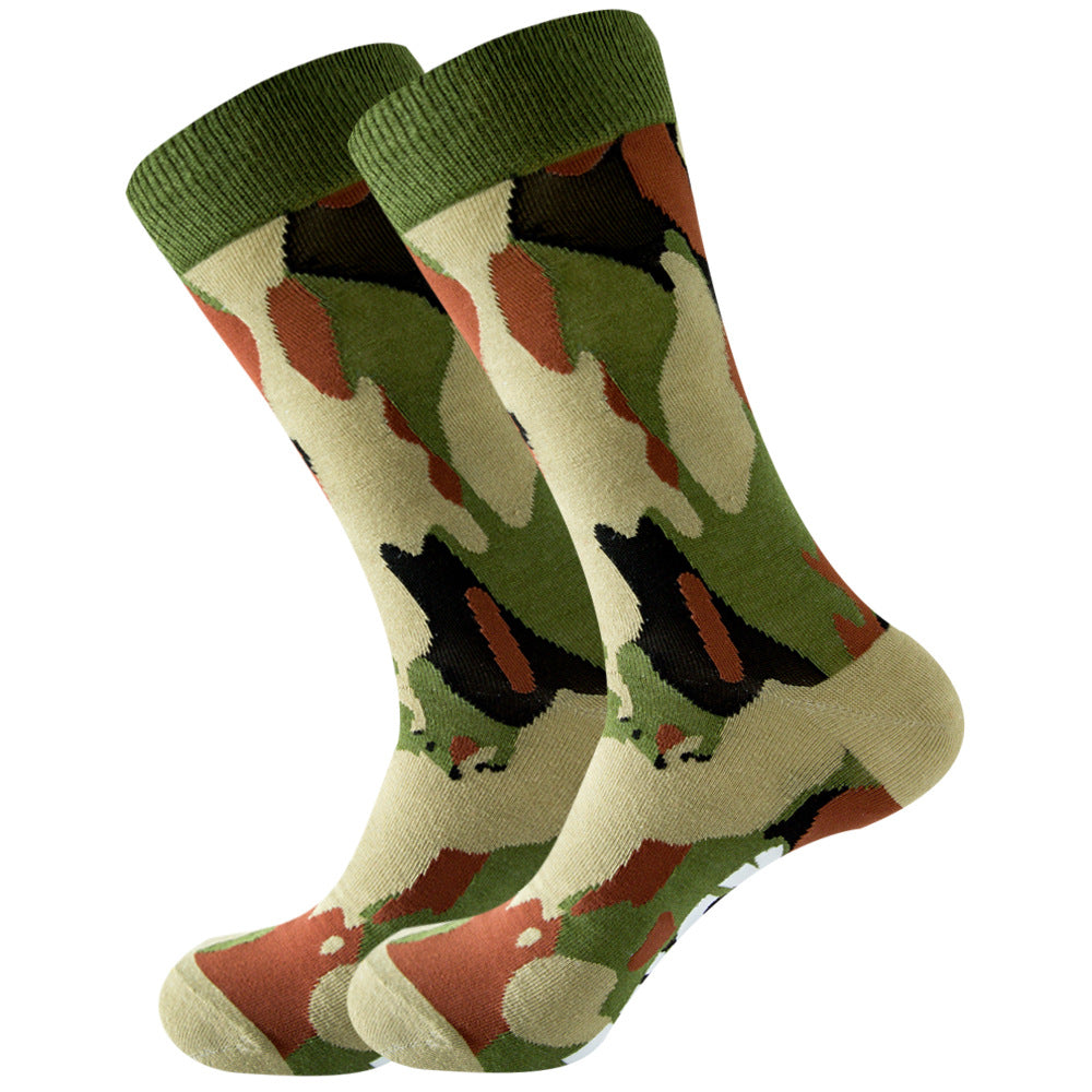 Juego de 1 par de calcetines con temática militar