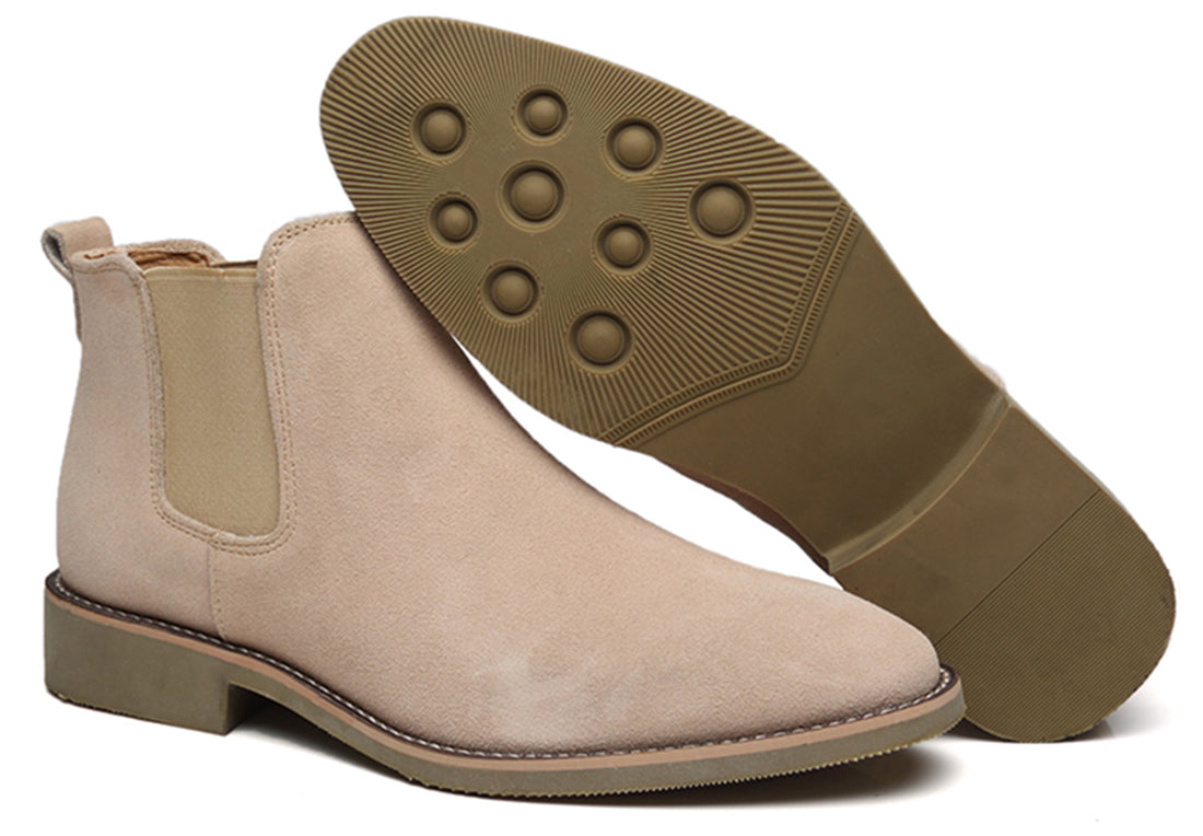 Men's Suede Leather Chelsea Boots