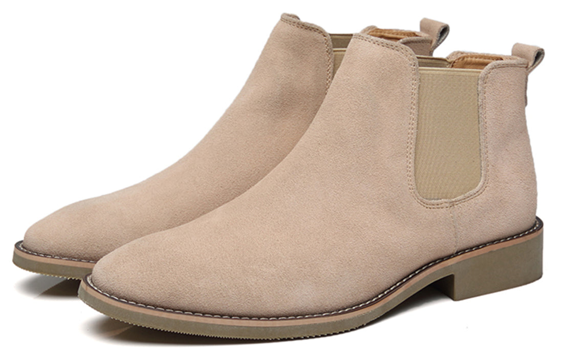 Men's Suede Leather Chelsea Boots