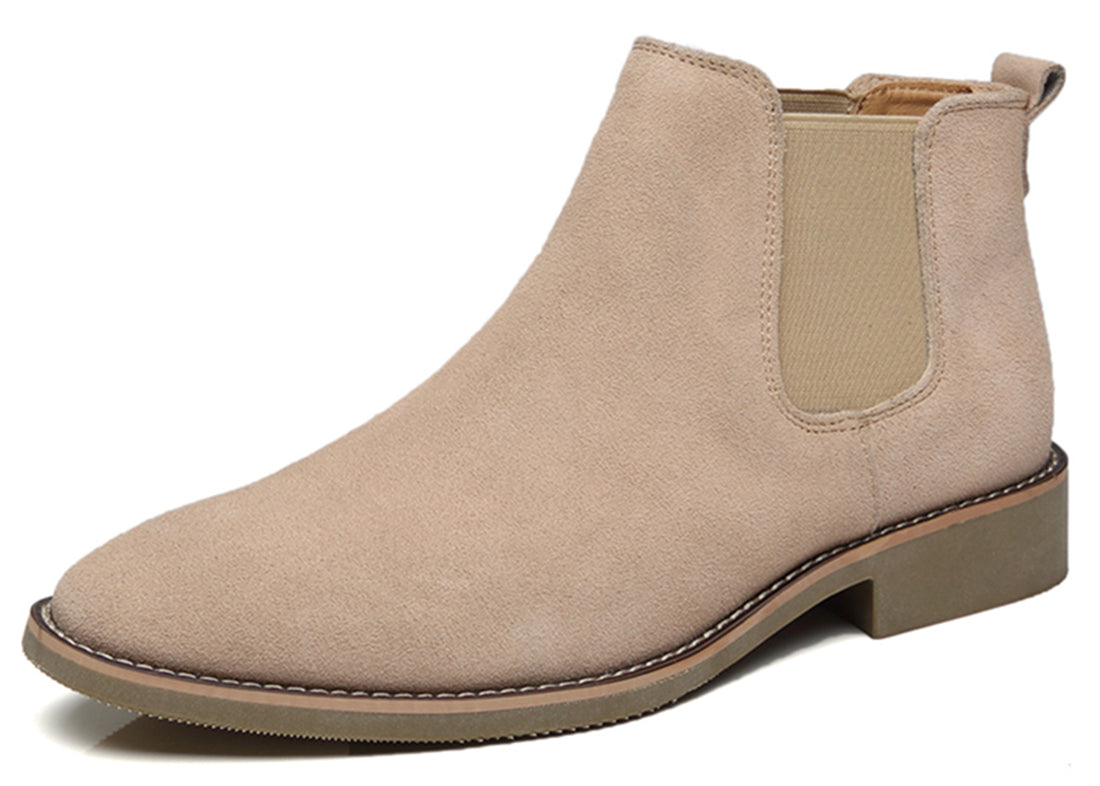 Men's Suede Leather Chelsea Boots