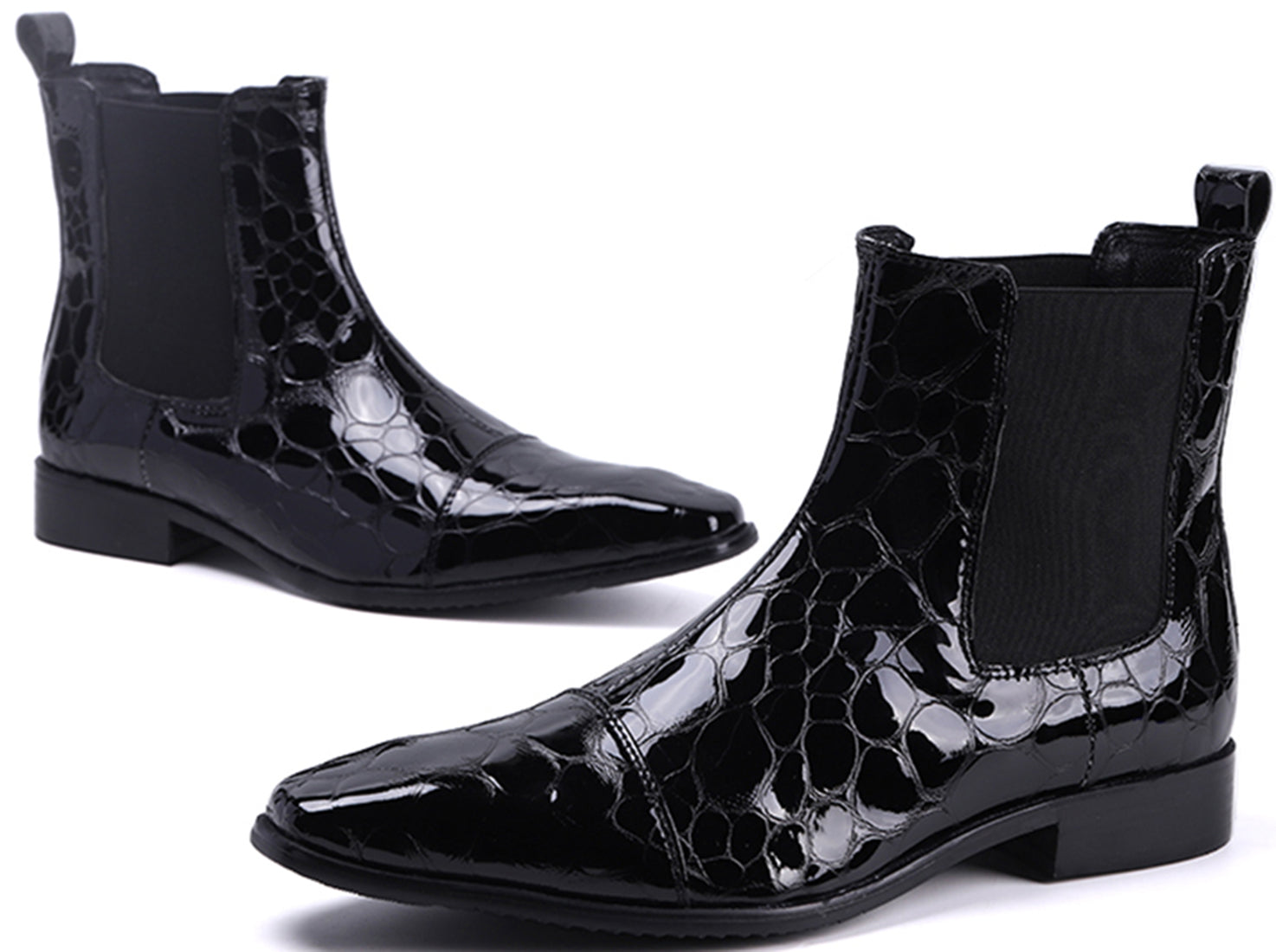 Botas Chelsea altas de moda para hombre 