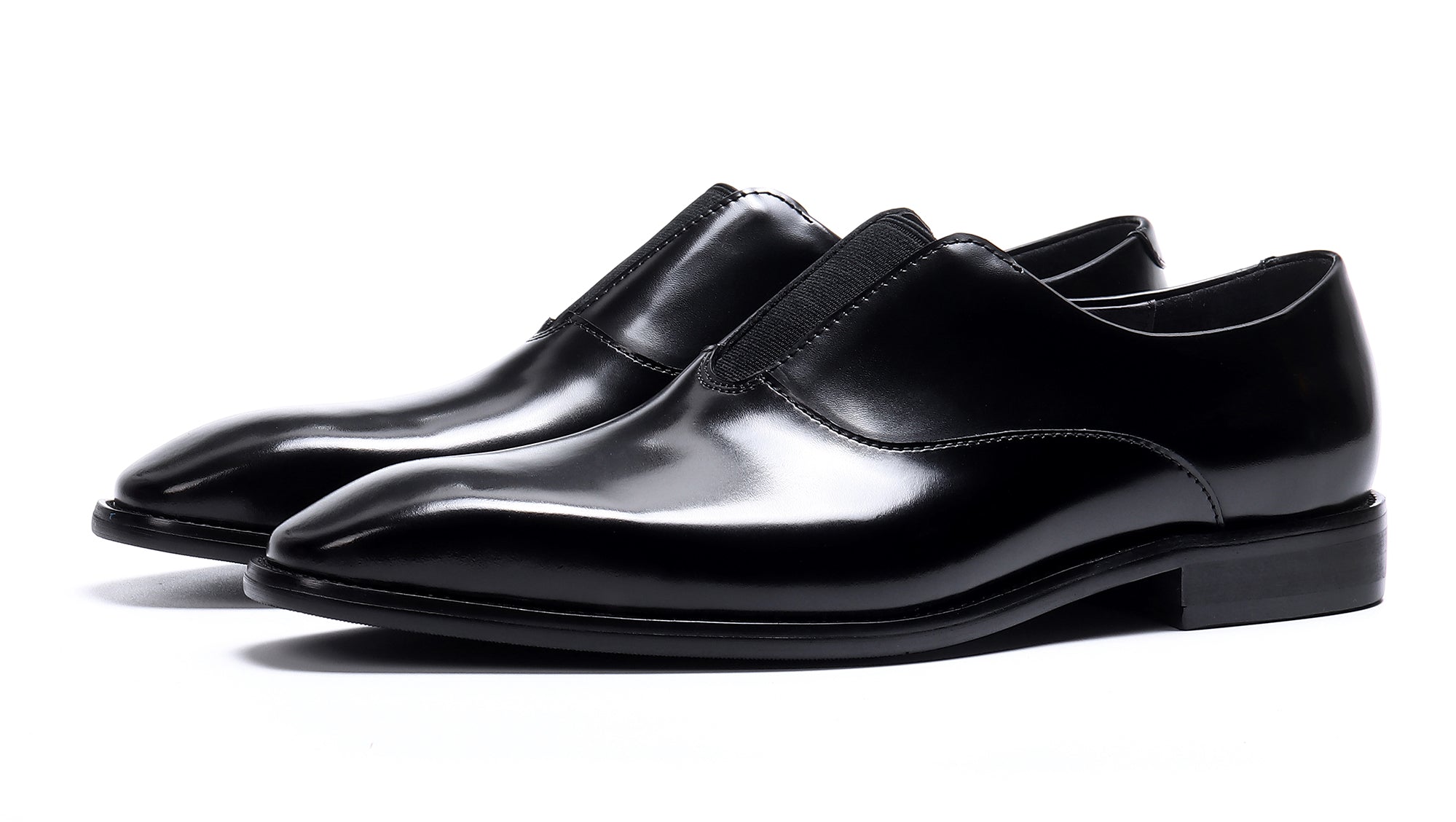 Mocasines de cuero formales de vestir para hombre