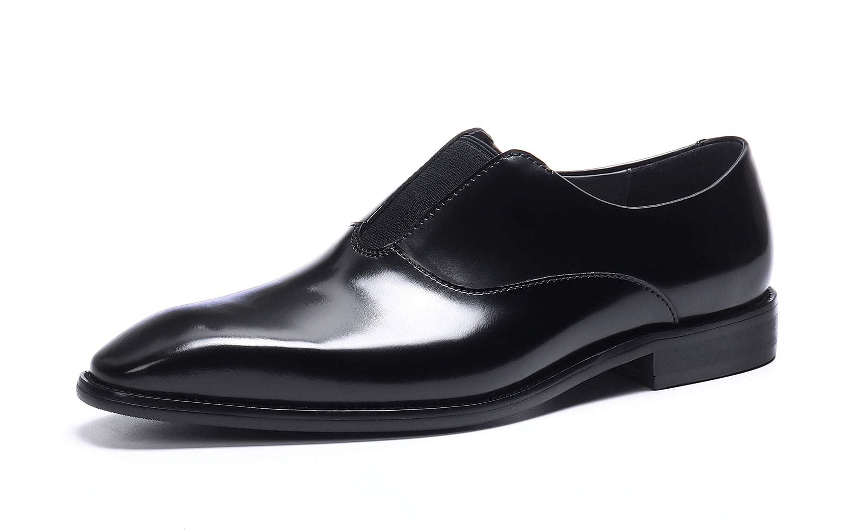 Mocasines de cuero formales de vestir para hombre