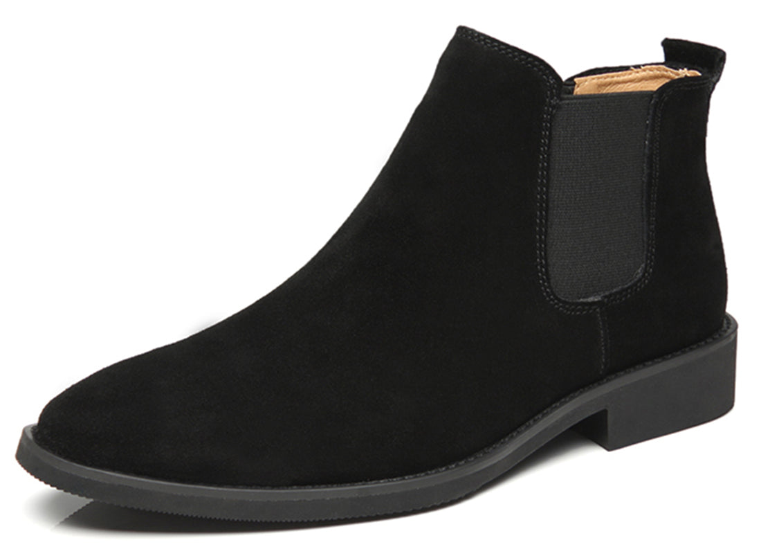 Men's Suede Leather Chelsea Boots