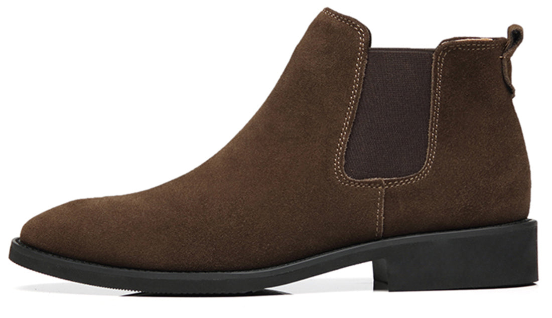 Men's Suede Leather Chelsea Boots