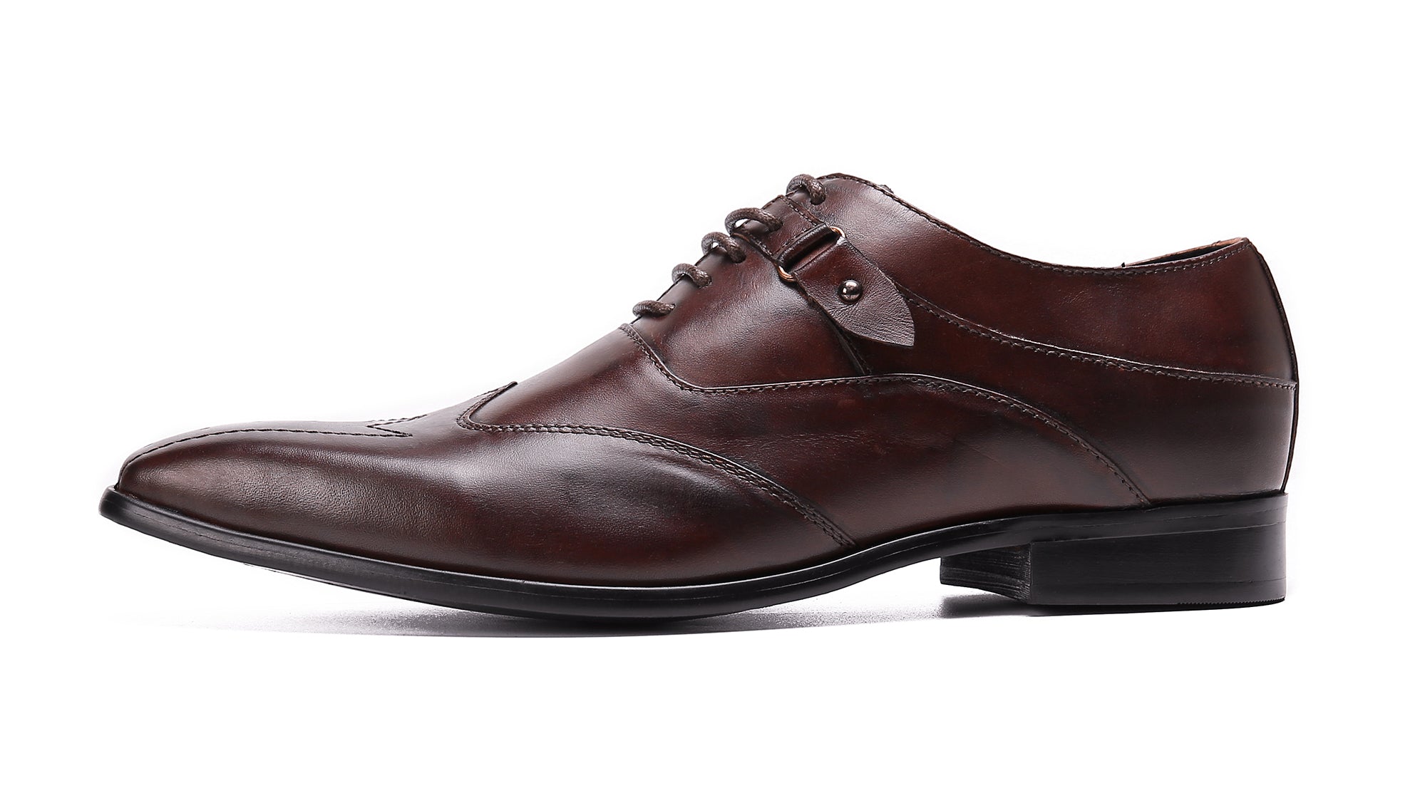 Zapatos Oxford formales con cordones para hombre 