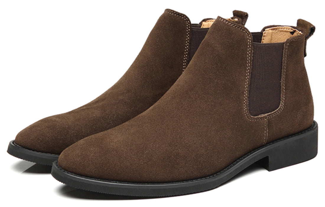 Men's Suede Leather Chelsea Boots