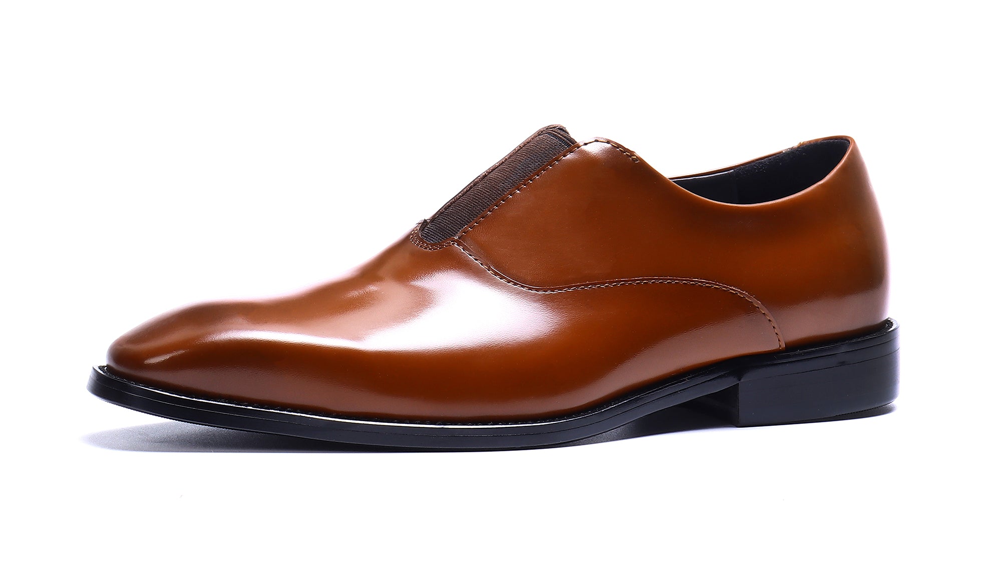 Mocasines de cuero formales de vestir para hombre