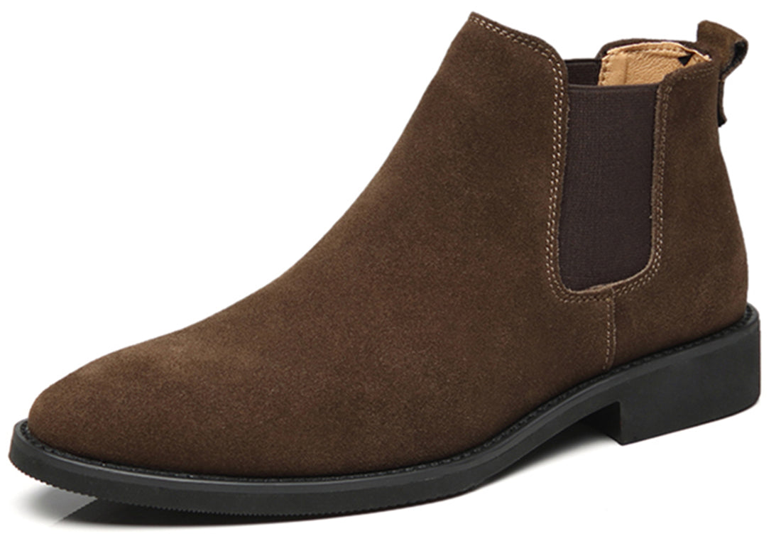 Men's Suede Leather Chelsea Boots