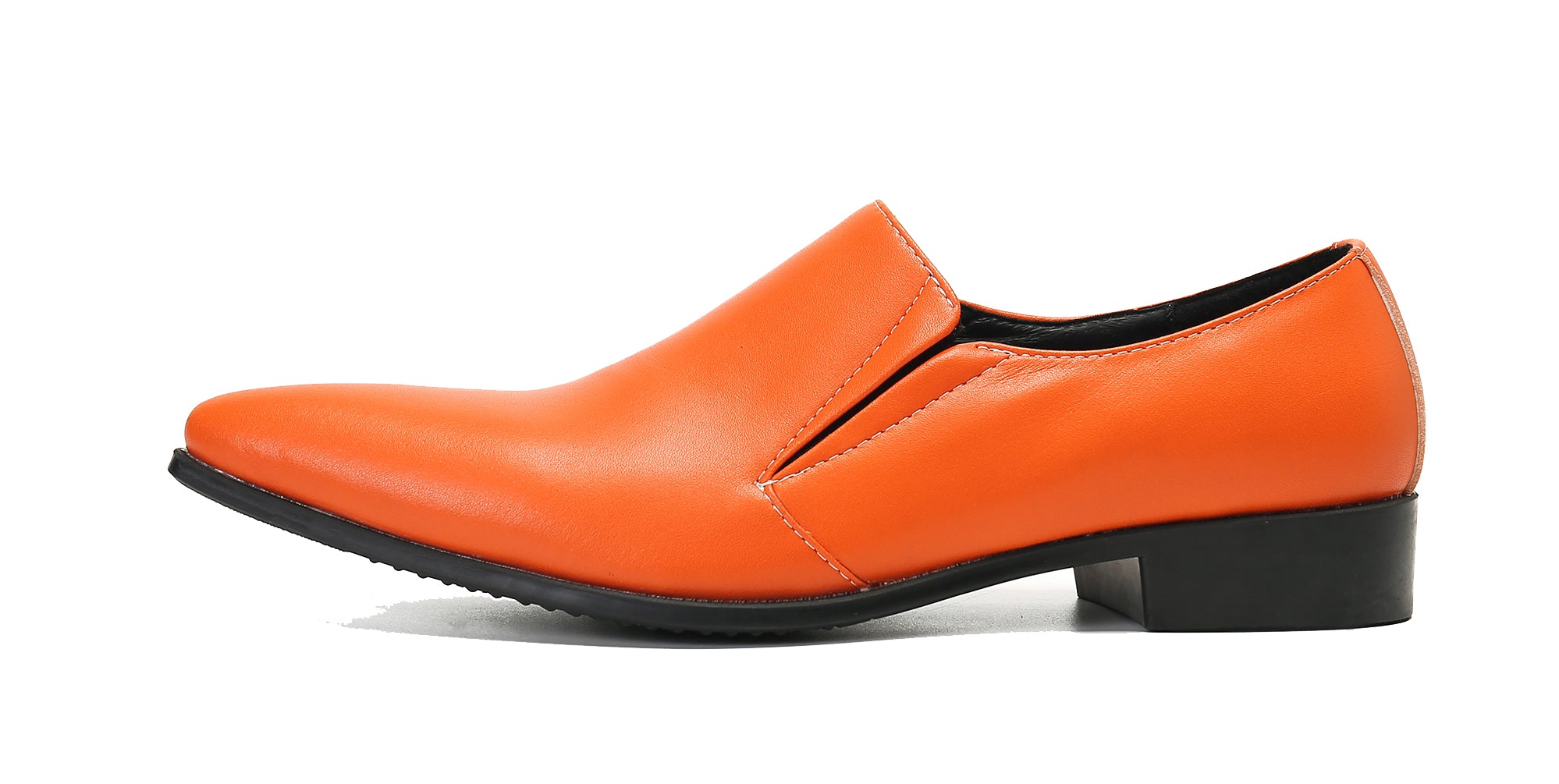 Men's Leather Slip On Smoking Loafers