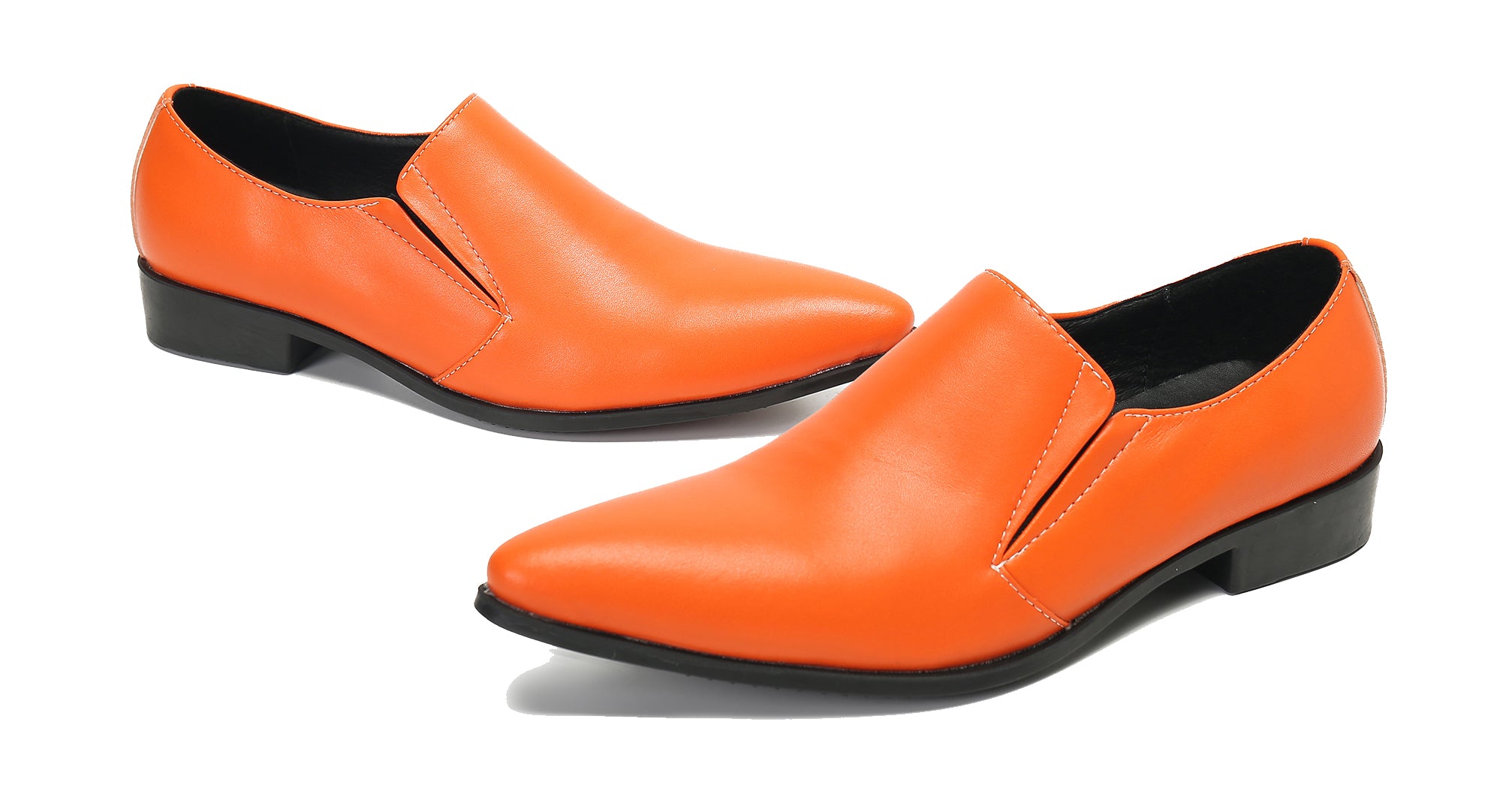 Men's Leather Slip On Smoking Loafers