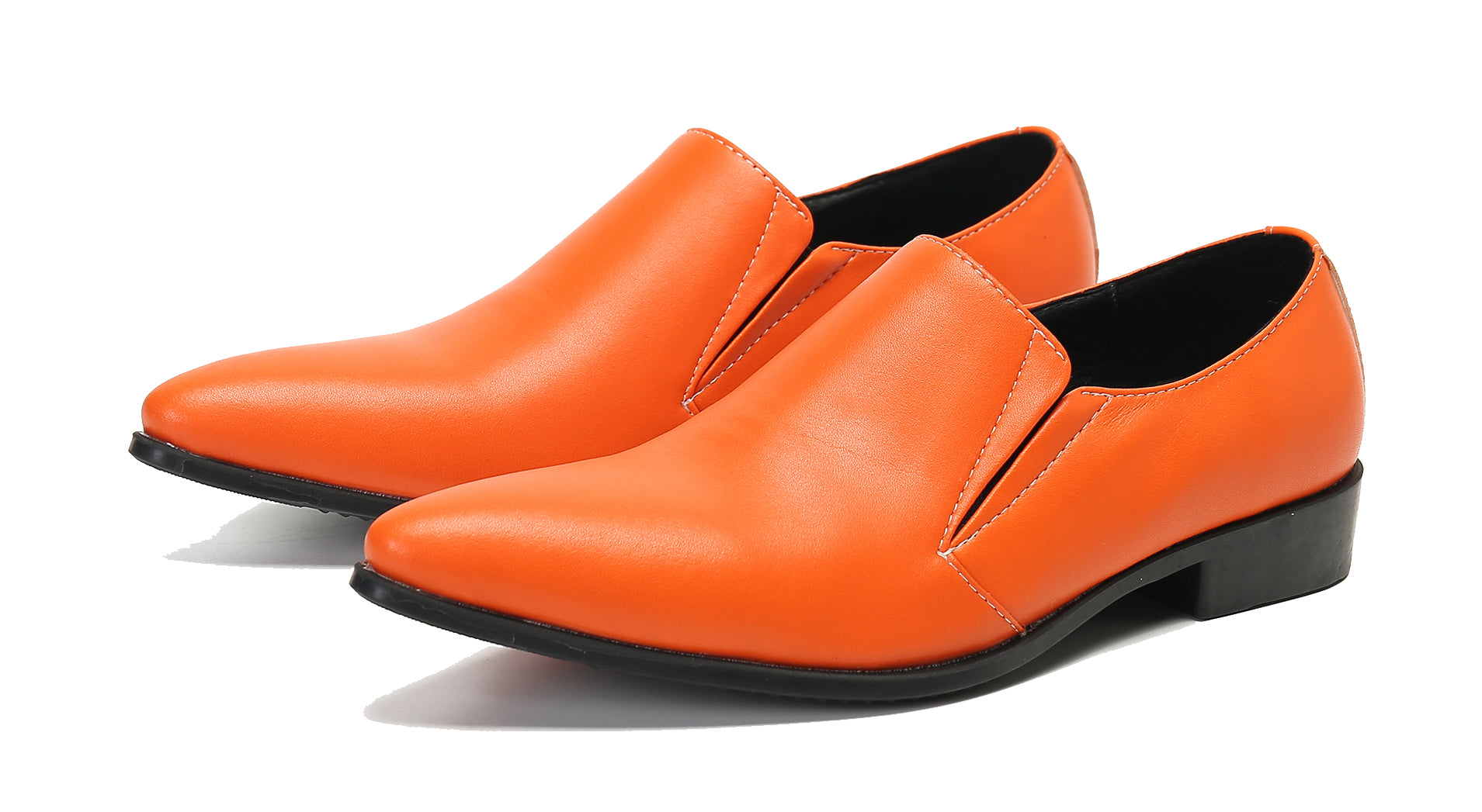 Men's Leather Slip On Smoking Loafers