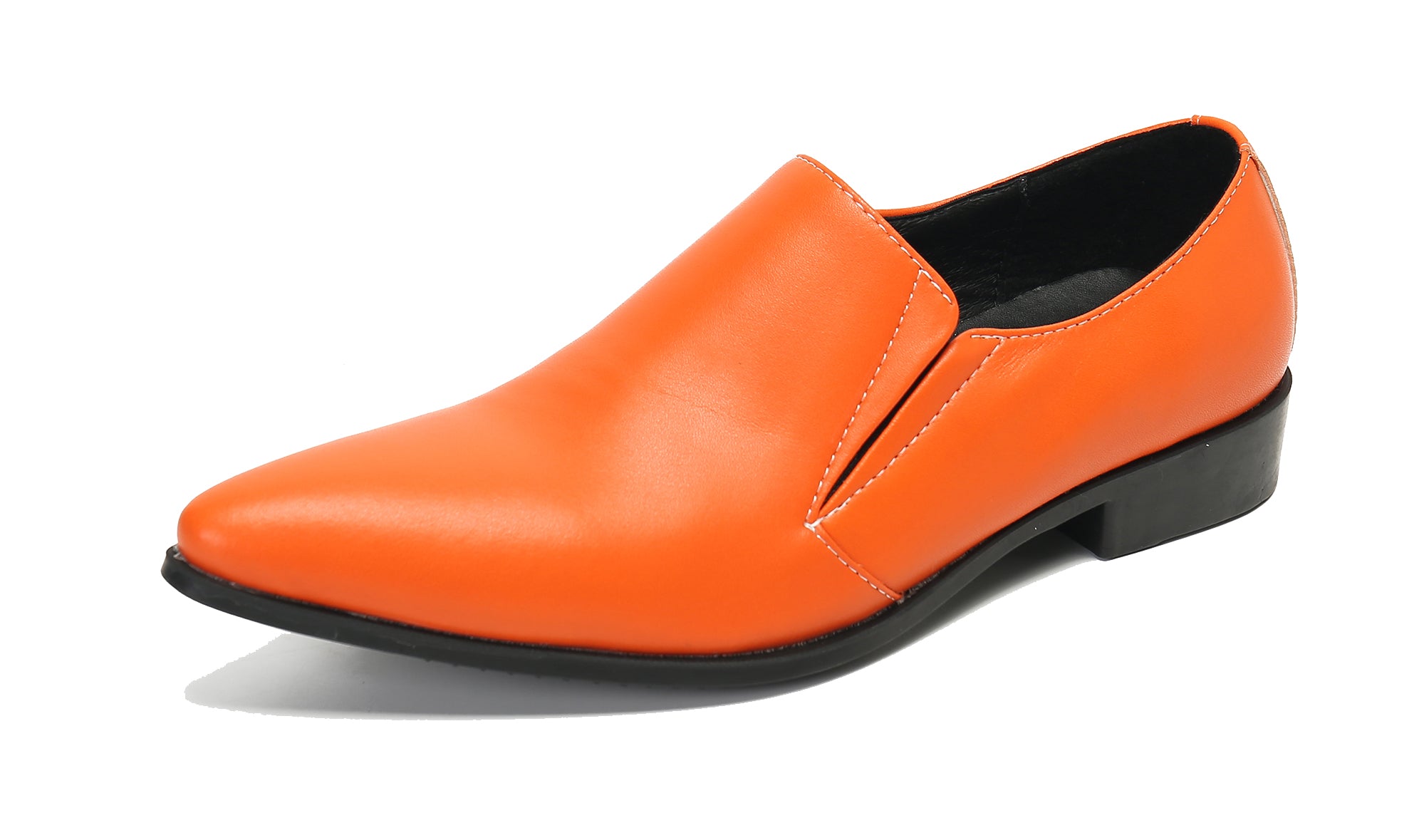 Men's Leather Slip On Smoking Loafers