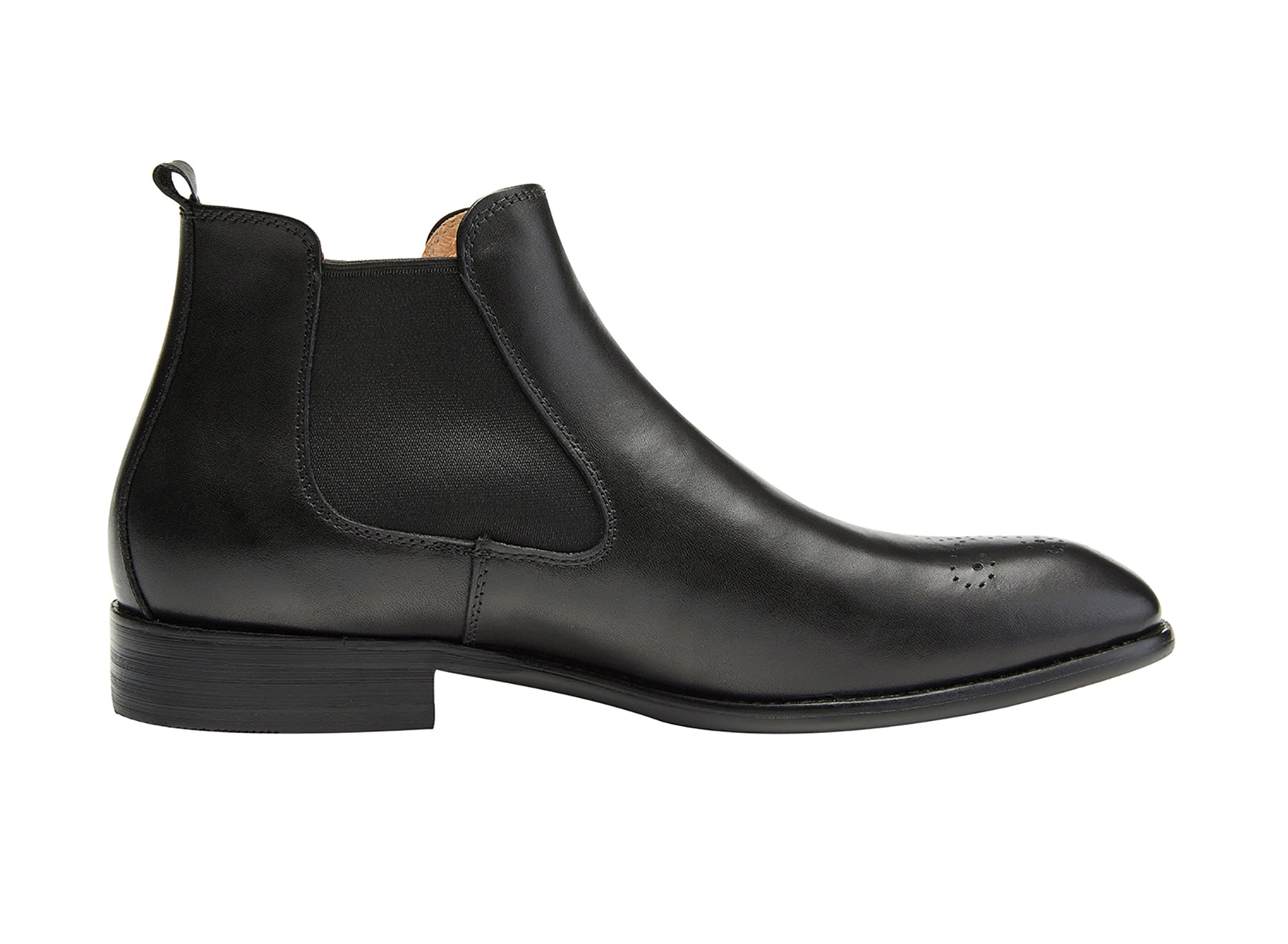 Botas Chelsea de piel auténtica para hombre 