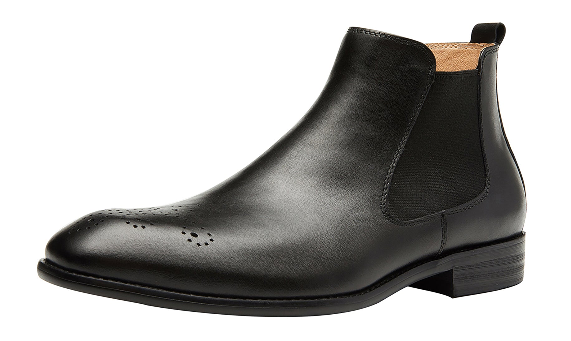 Botas Chelsea de piel auténtica para hombre 