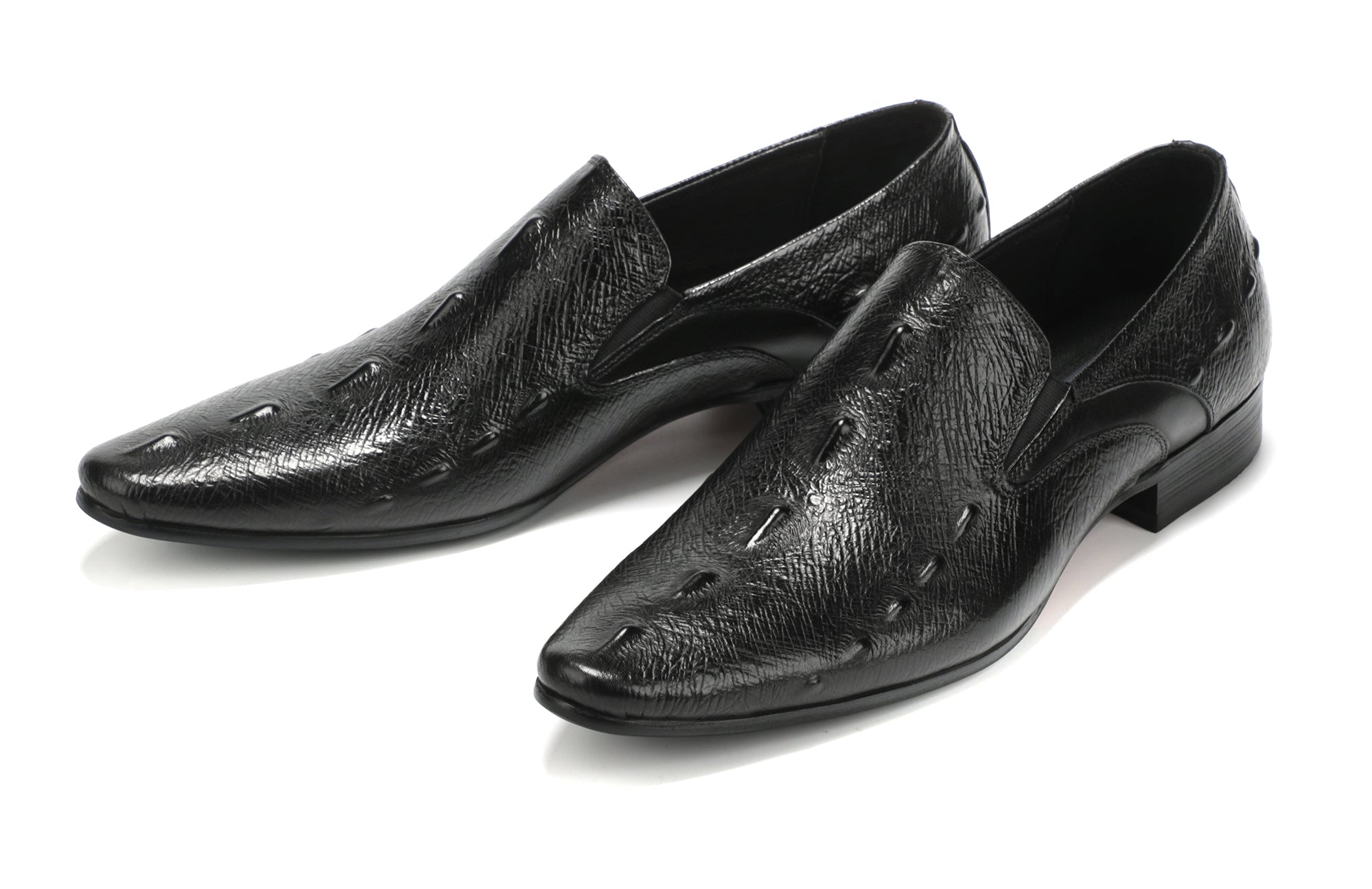 Men's Alligator Slip On Leather Loafers