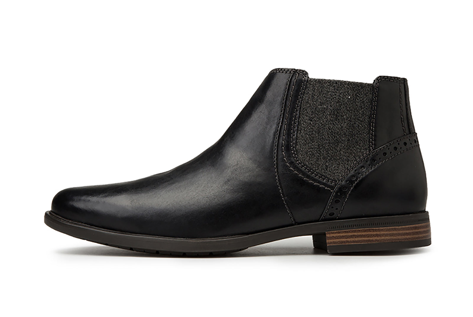 Botas Chelsea Hombre Piel Negro Marrón Bronceado 