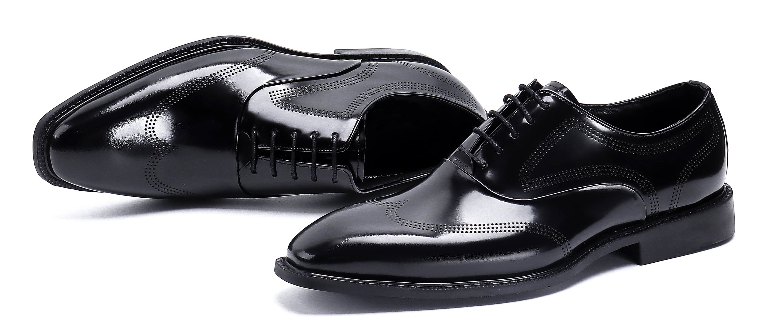 Men's Formal Patent Leather Brogue Oxfords