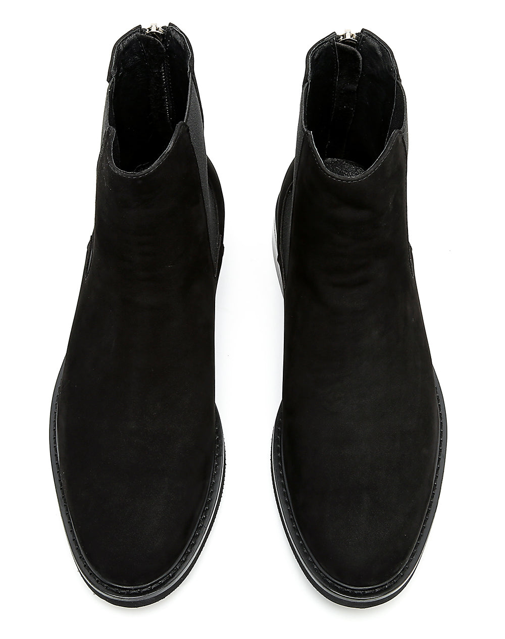 Botas Chelsea formales de piel de ante para hombre