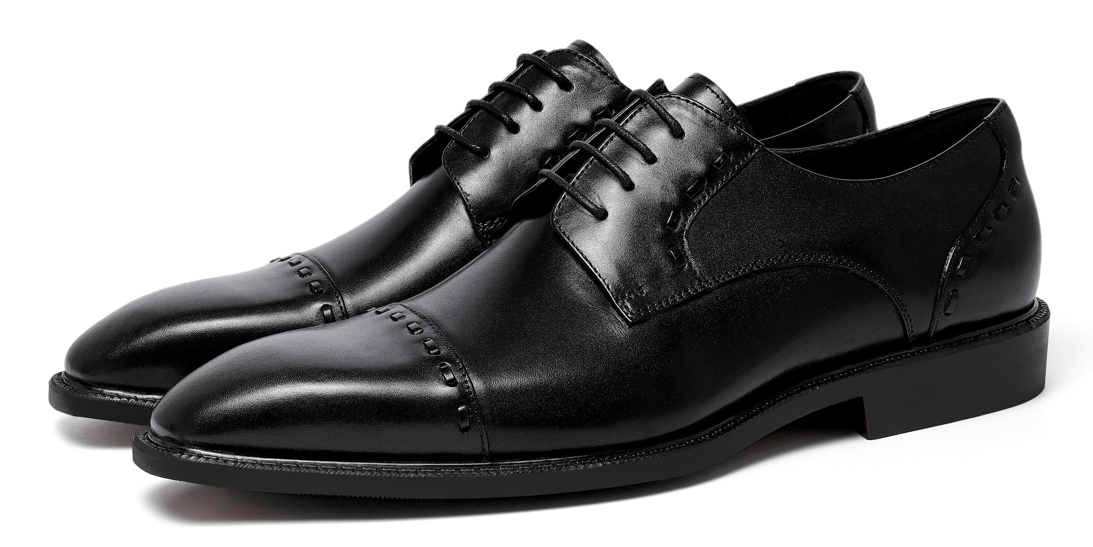 Derby de cuero formal para hombre 