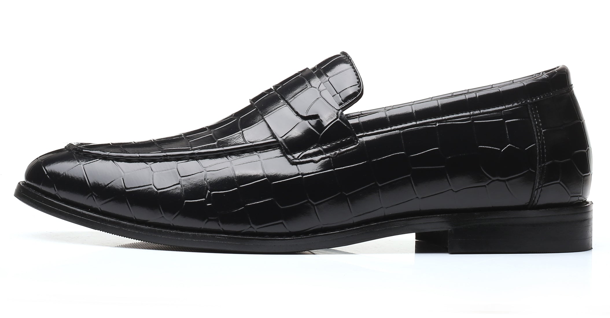 Mocasines Penny a cuadros para hombre