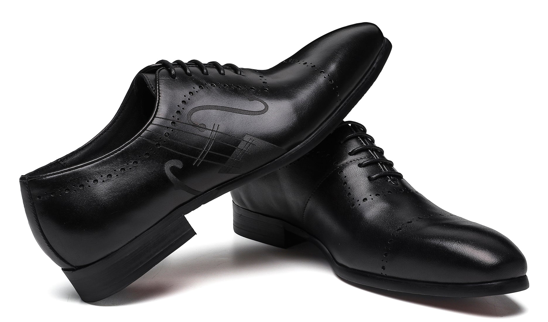 Men's Leather Oxfords Music Notation